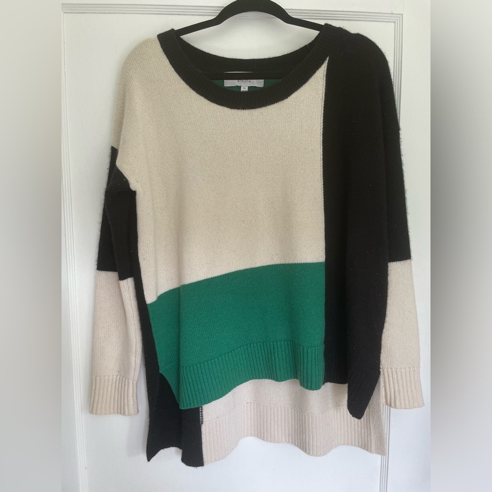 Derek Lam x Athleta cashmere colorblock sweater